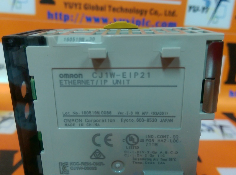 OMRON CJ1W-EIP21 ETHERNET / IP UNIT - 裕益科技自動化設備可程式編碼